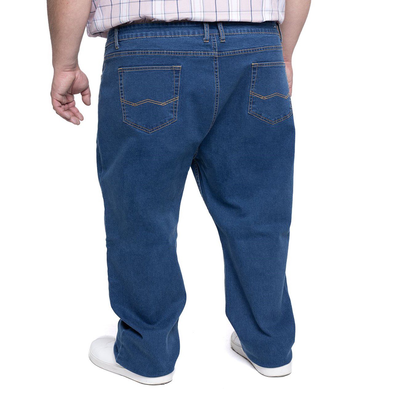 Jeans azul1 Jeans Elasticado Azul 52, 54, 56, 58, 60, 62 y 64 - Imagen 2