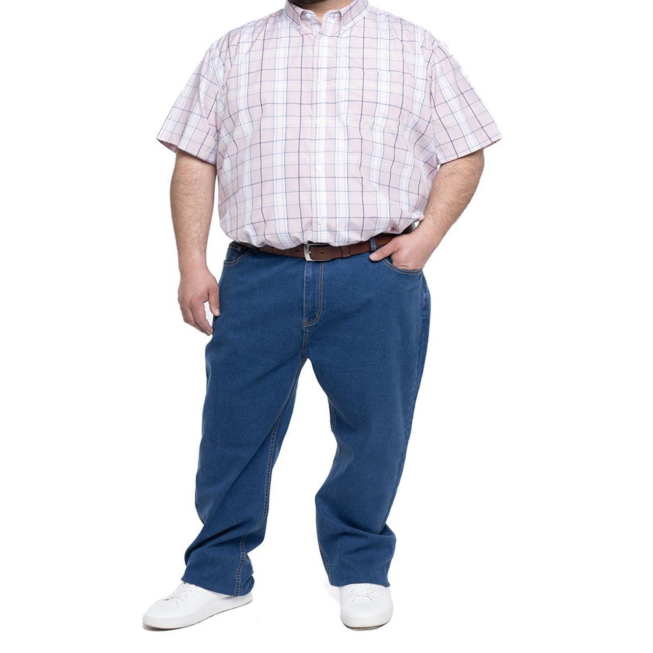 Jeans azul3 Jeans Elasticado Azul 52, 54, 56, 58, 60, 62 y 64 - Imagen 4