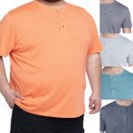 Polera Botones 3, 4, 5 y 6XL (variedad colores)