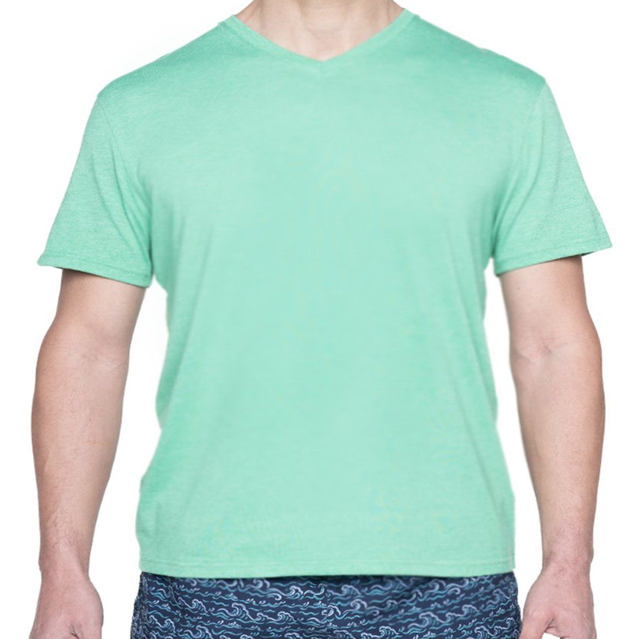 polera cuello V verde Polera Cuello V 3, 4, 5 y 6XL (variedad colores) - Imagen 5
