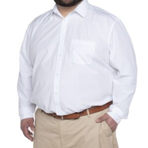Camisa Dobby Slim Fit Blanca 4 y 6XL