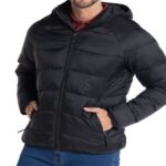 Parka Con Capucha Negra 3XL