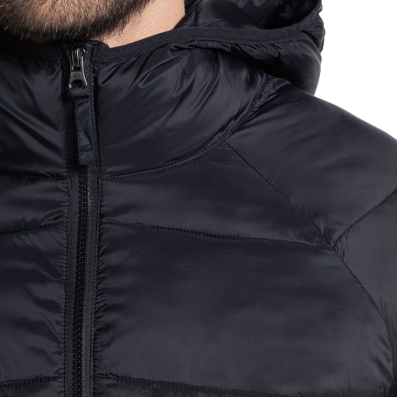 PARKA CAPUCHA NEGRA Parka Con Capucha Negra 3XL - Imagen 3