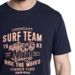 Polera Estampada Frontal 2, 3, 4, 5 y 6XL Azul - Imagen 2