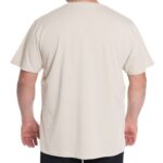 Polera Estampada Frontal 3, 4, 5 y 6XL Beige - Imagen 2
