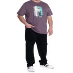 Polera Estampada Frontal 3, 4 y 6XL Lila - Imagen 4