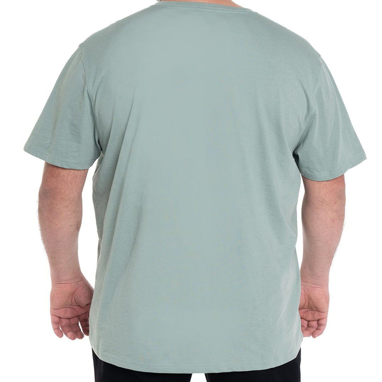 Polera print frontal verde 1 Polera Estampada Frontal 2, 3, 4, 5 y 6XL Verde - Imagen 2