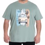 Polera Estampada Frontal 2, 3, 4, 5 y 6XL Verde