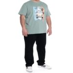 Polera Estampada Frontal 2, 3, 4, 5 y 6XL Verde - Imagen 3