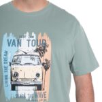 Polera Estampada Frontal 2, 3, 4, 5 y 6XL Verde - Imagen 4