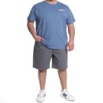 Polera Estampada Espalda 2, 3, 4 y 6XL Celeste - Imagen 3