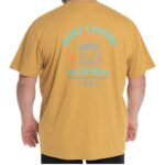 Polera Estampada Espalda 2, 4, 5 y 6XL Mostaza - Imagen 2