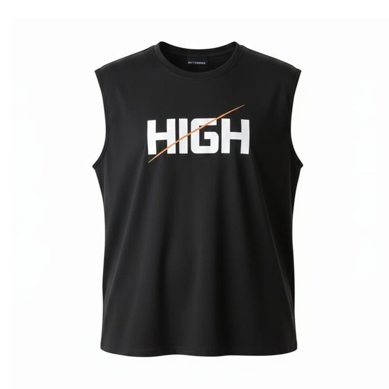 polera est sin mangas negra Polera Estampada Sin Mangas Negra 3, 4 y 6XL - Imagen 1